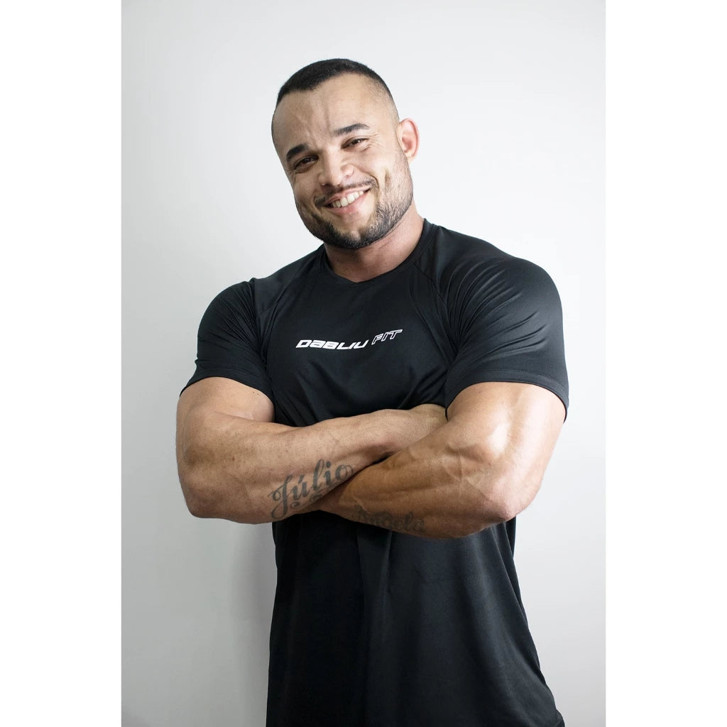 Kit 3 Camisetas Treino Dry Fit Coleção Basic Fit Antiodor Proteção UV+35 Dabliu Fit